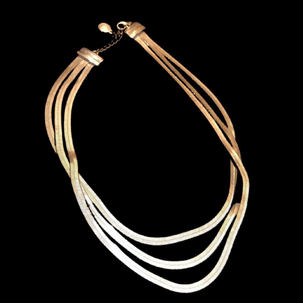 Triple strand necklace